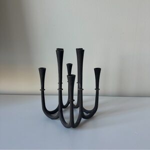 Dansk Design Denmark cast iron candelabra by Jens Quistgaard
